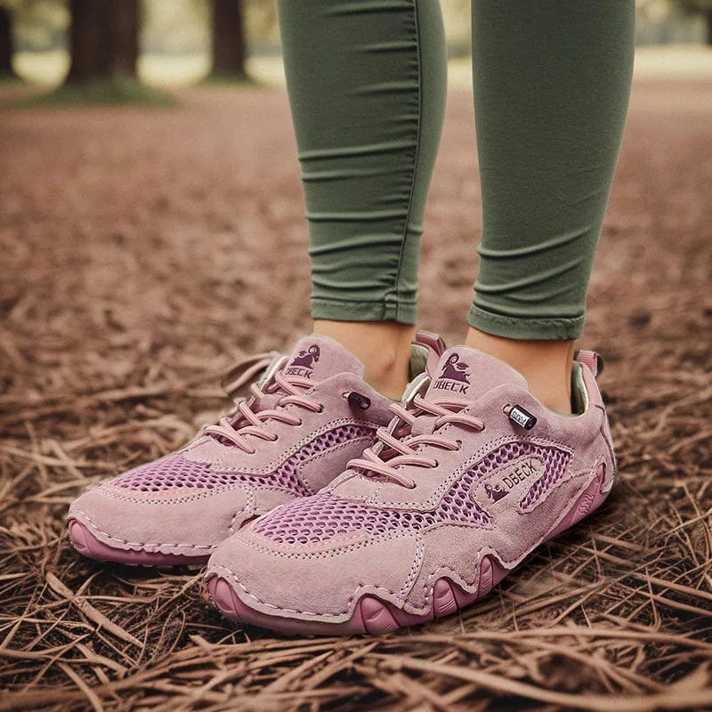 Dbeck: Women Outdoor Mesh Trail Shoes for Hiking & Walking