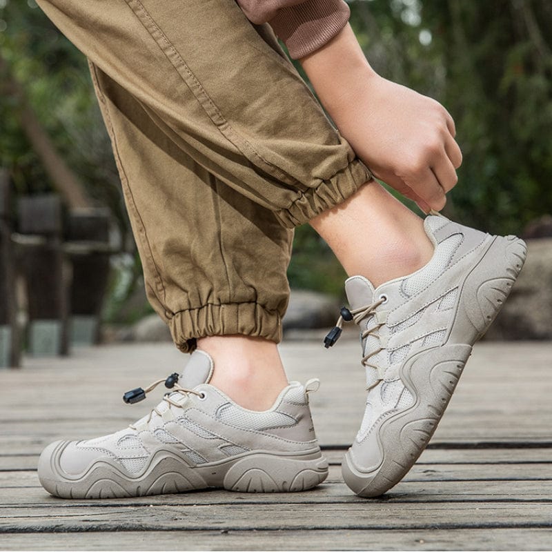 Women’s Waterproof Barefoot Outdoor Shoes – Leather Minimalist Hiking & Driving Sneakers