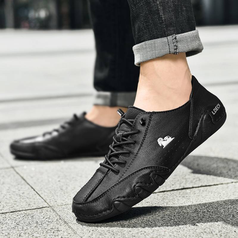 Casual Women’s Waterproof Barefoot Outdoor Shoes – Leather Minimalist Hiking & Driving Sneakers