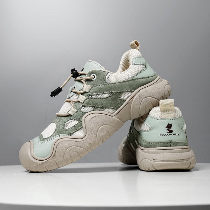 OMYEESE Men’s Waterproof Barefoot Outdoor Shoes – Comfortable Leather Minimalist Walking Hiking & Driving Sneakers