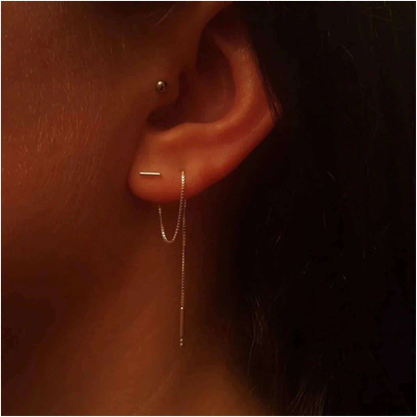 Ena Sol Chain Earrings