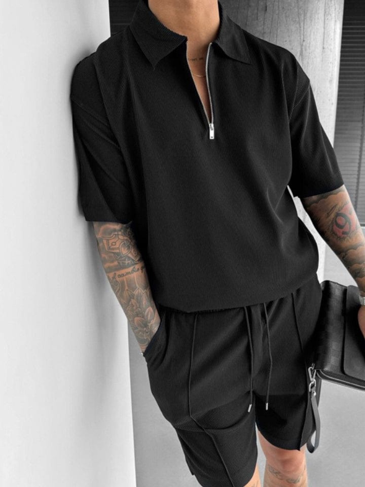 Men's Summer two pieces Tops & Shorts Bottom