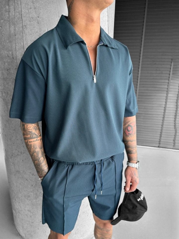 Men's Summer two pieces Tops & Shorts Bottom