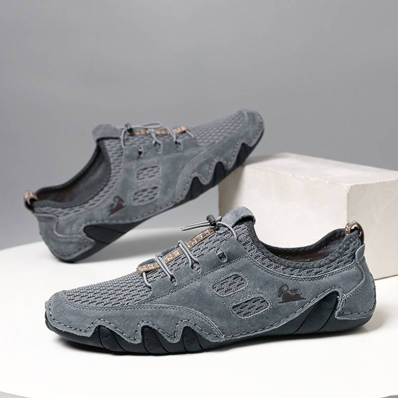 DBECK All Season Men lightweight Comfort Leather Shoes for Outdoor G8066