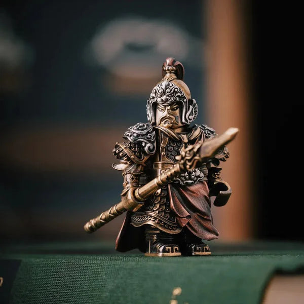 Magnetic Detachable Warrior Figurine Decor – Premium Metal Collectible Statue