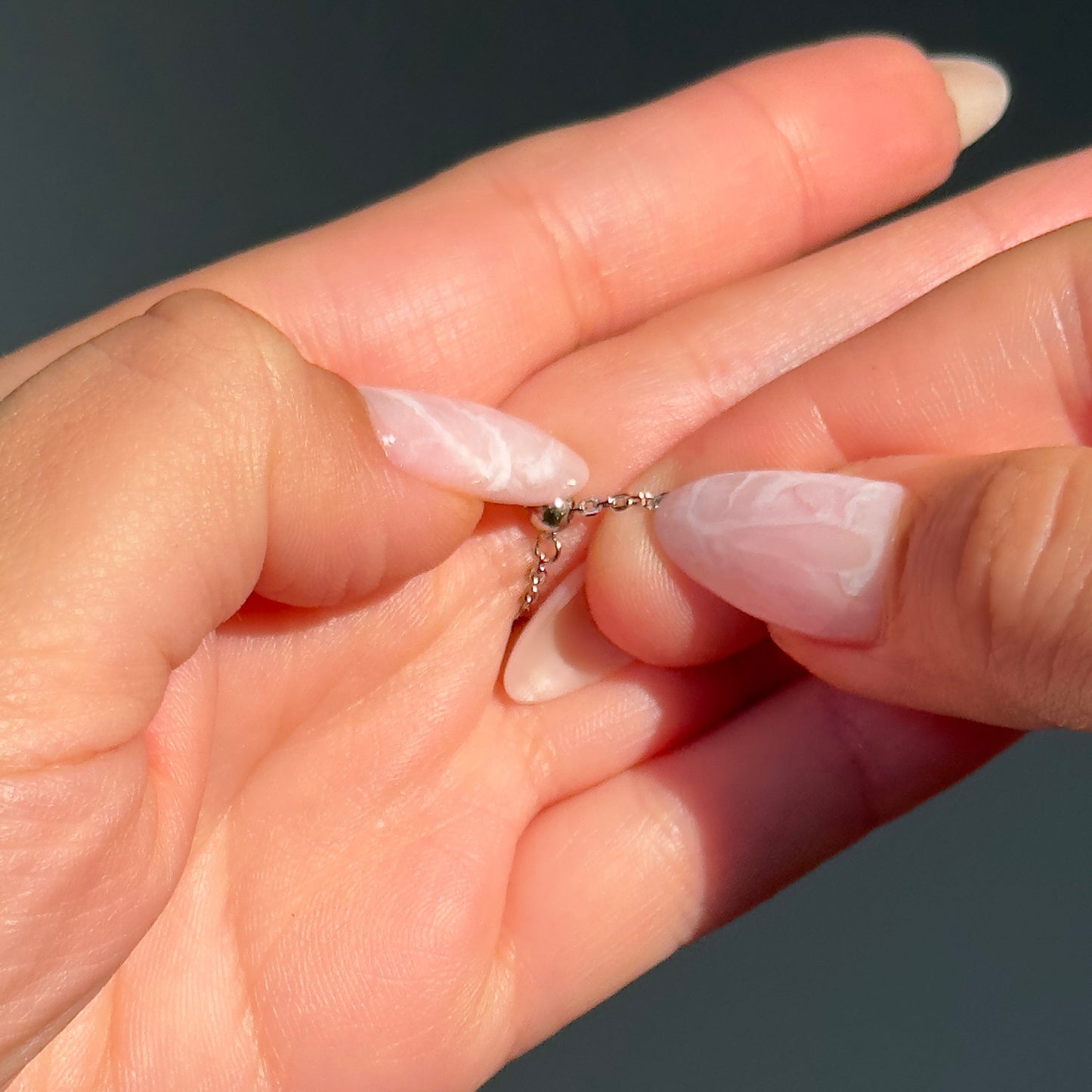 Purple Amethyst Self-Love Chain Ring