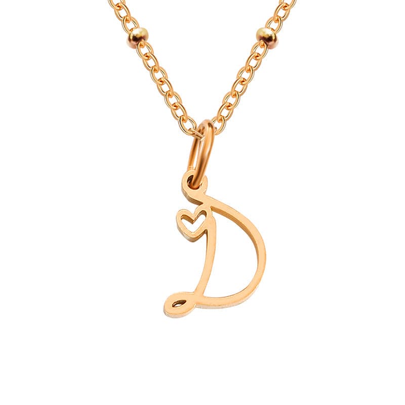 Initial Necklace, Letter Necklace, Gold Necklace, Personalized Name Necklace, Wife Gifts ,Gifts For Mom, Moms Gift, Birthday Gift for her