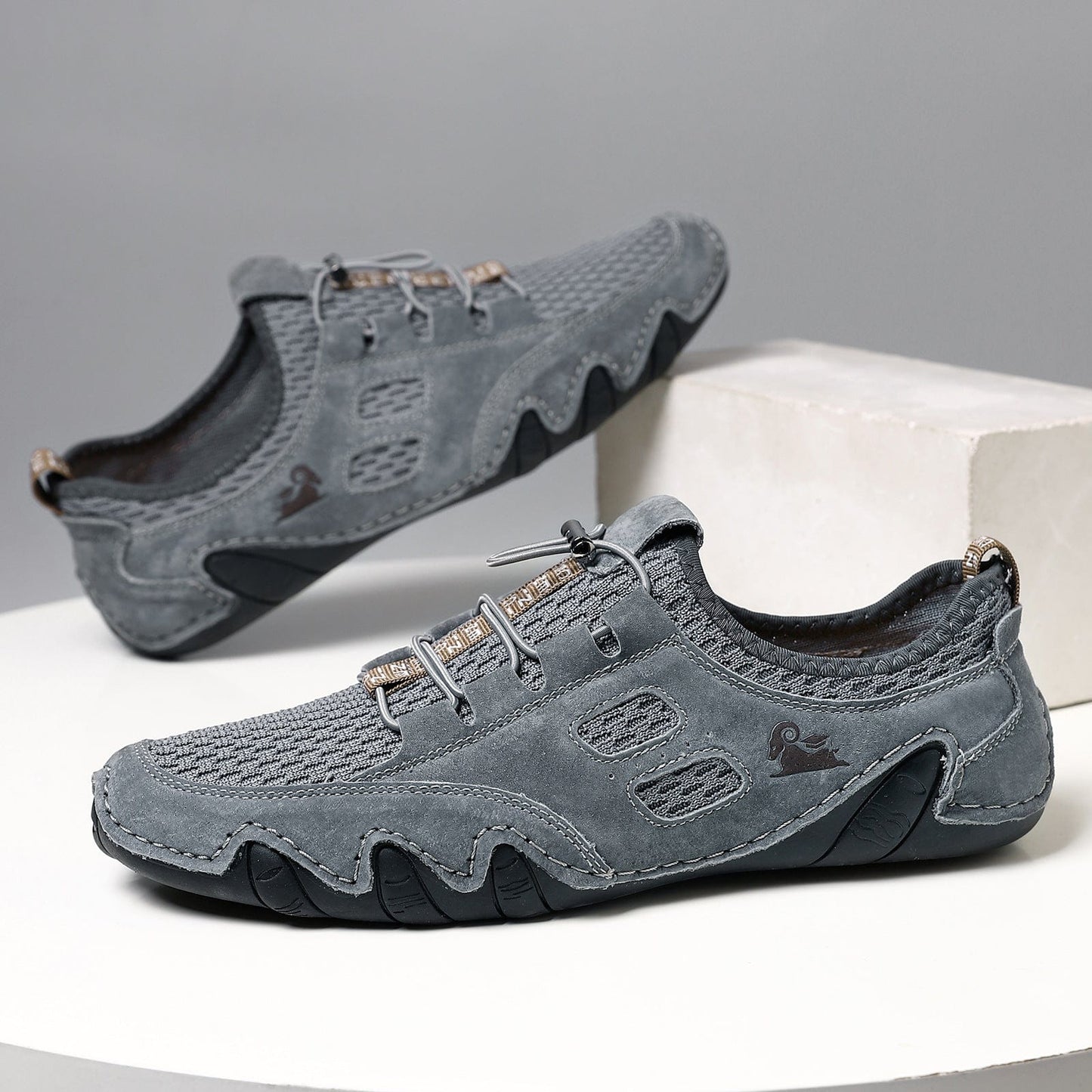 DBECK All Season Men lightweight Comfort Leather Shoes for Outdoor G8066