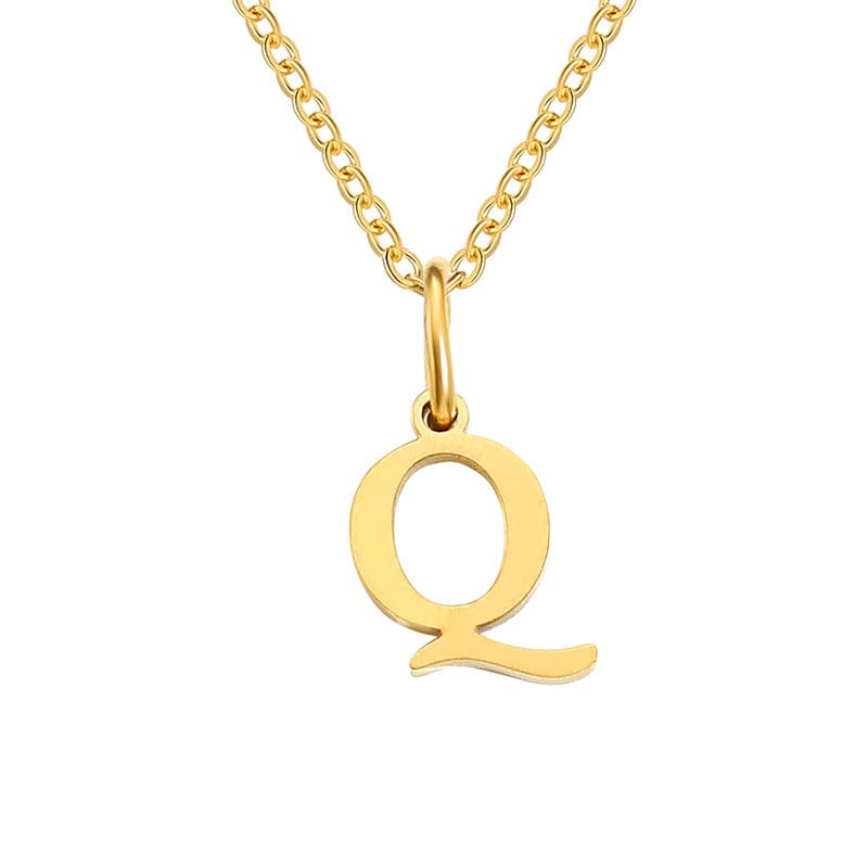 Initial Necklace, Letter Necklace, Gold Necklace, Personalized Name Necklace, Wife Gifts ,Gifts For Mom, Moms Gift, Birthday Gift for her