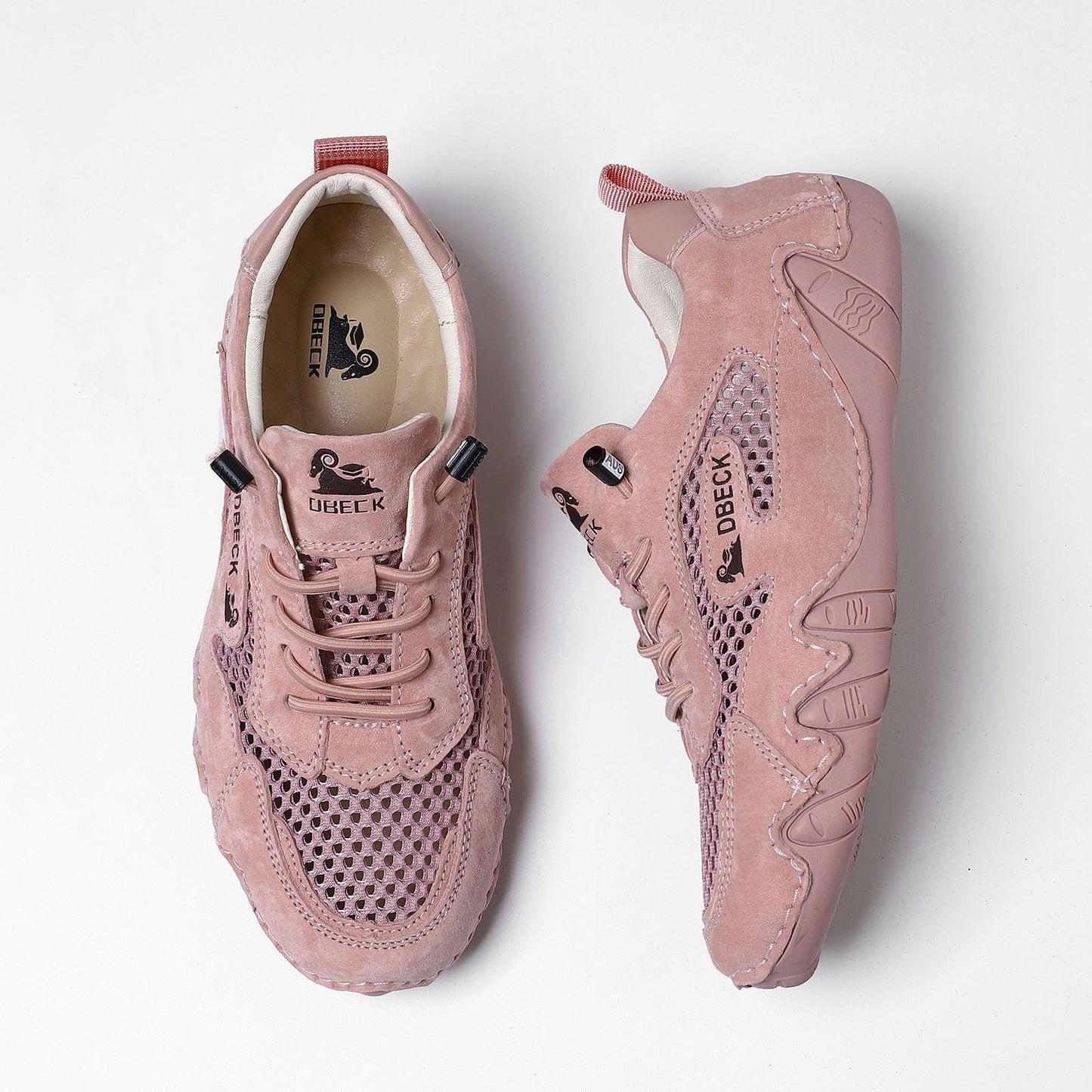 Dbeck: Women Outdoor Mesh Trail Shoes for Hiking & Walking