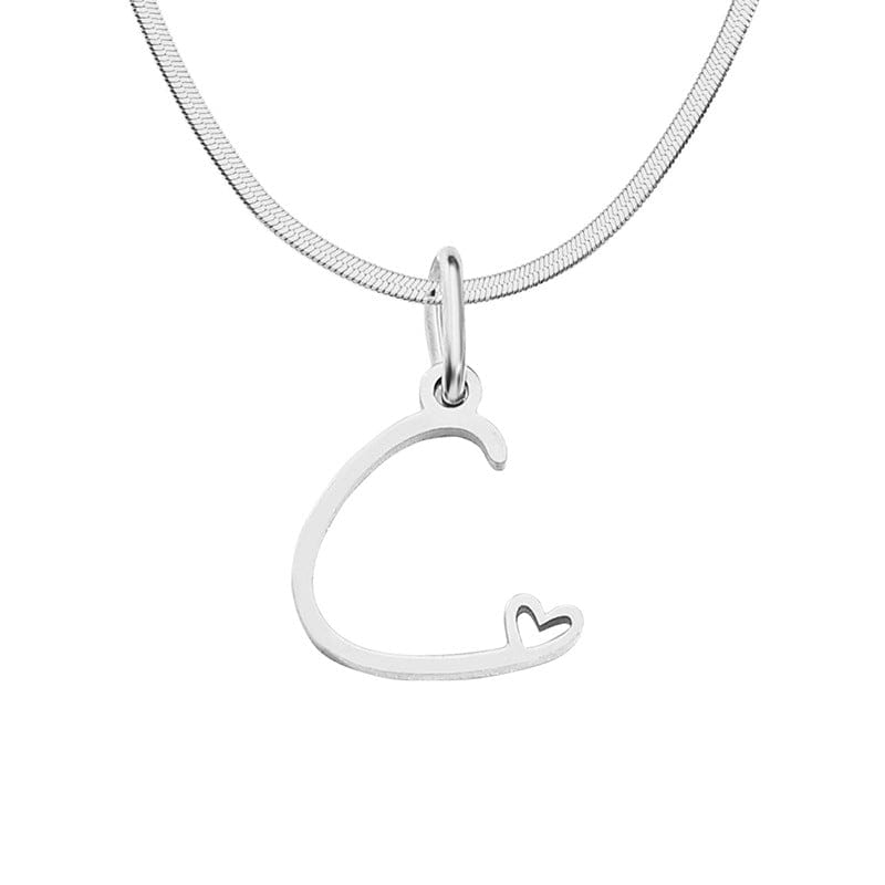 Initial Necklace, Letter Necklace, Gold Necklace, Personalized Name Necklace, Wife Gifts ,Gifts For Mom, Moms Gift, Birthday Gift for her