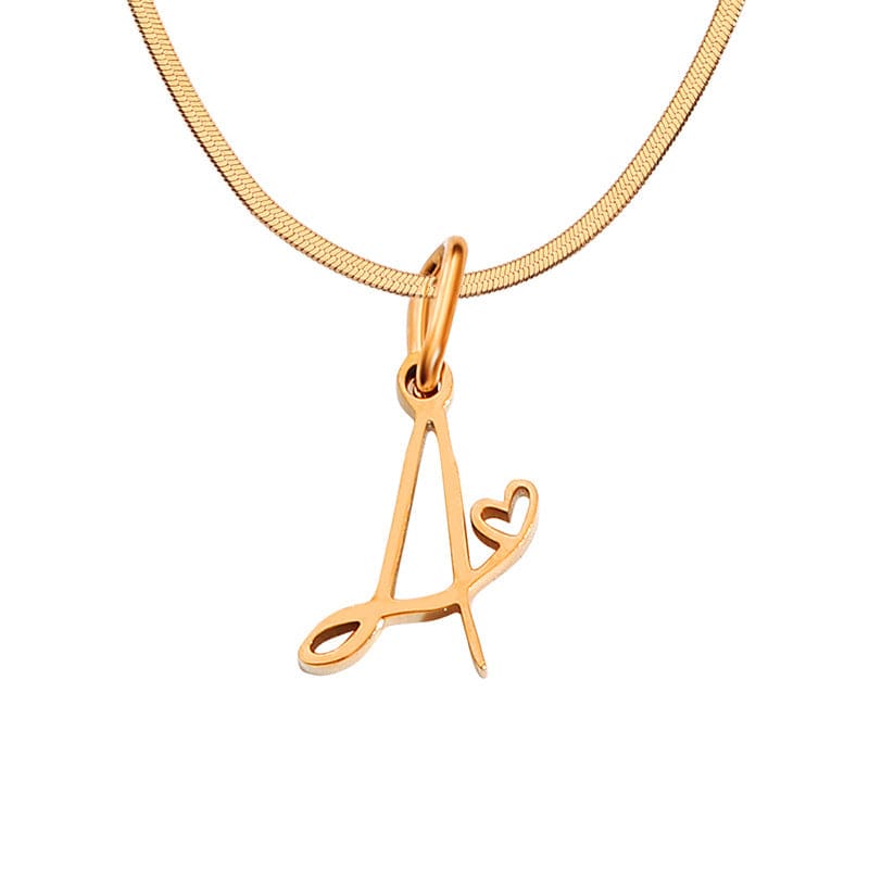 Initial Necklace, Letter Necklace, Gold Necklace, Personalized Name Necklace, Wife Gifts ,Gifts For Mom, Moms Gift, Birthday Gift for her