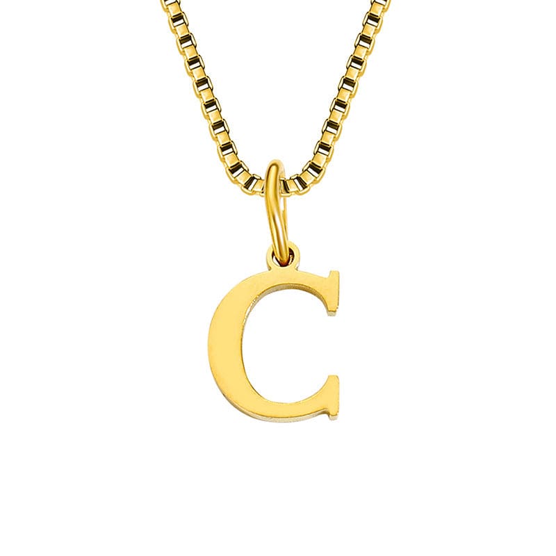 Initial Necklace, Letter Necklace, Gold Necklace, Personalized Name Necklace, Wife Gifts ,Gifts For Mom, Moms Gift, Birthday Gift for her