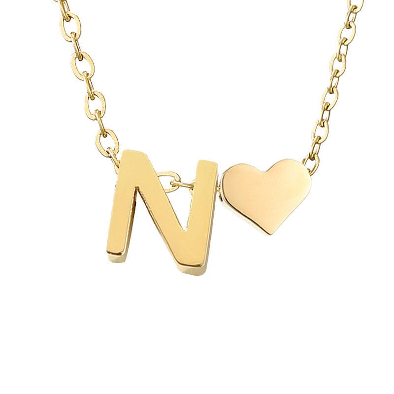 Initial Necklace, Letter Necklace, Gold Necklace, Personalized Name Necklace, Wife Gifts ,Gifts For Mom, Moms Gift, Birthday Gift for her