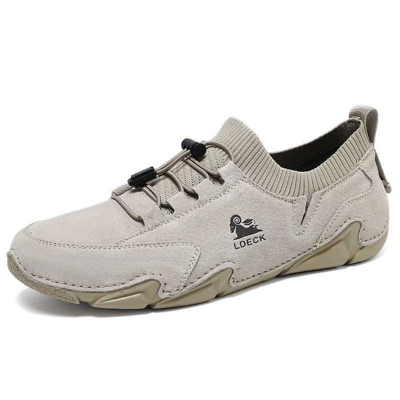 Men Leather Slip on Comfort Outdoor Shoes G7139