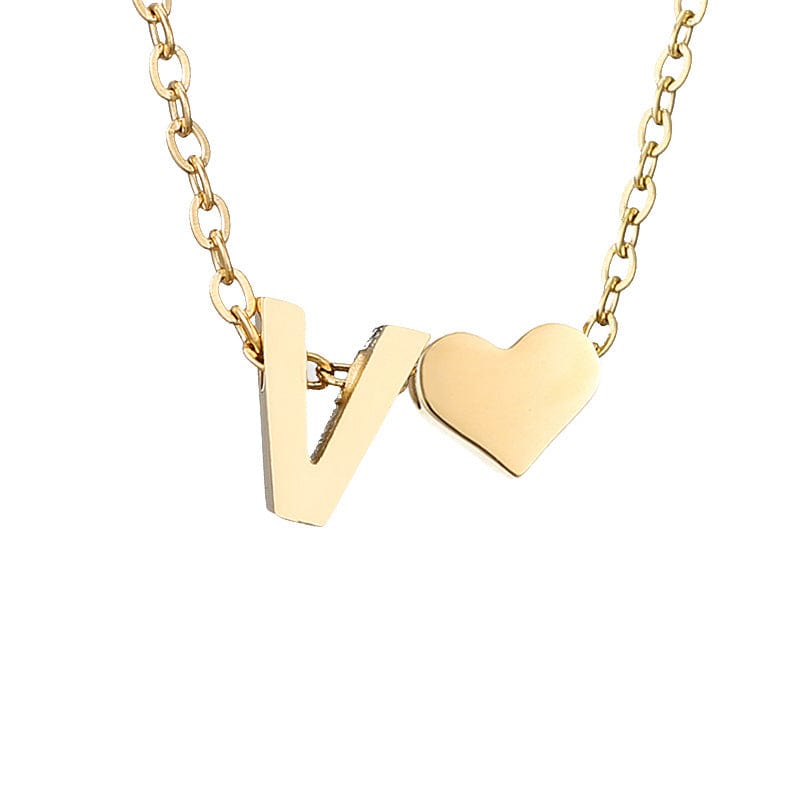 Initial Necklace, Letter Necklace, Gold Necklace, Personalized Name Necklace, Wife Gifts ,Gifts For Mom, Moms Gift, Birthday Gift for her