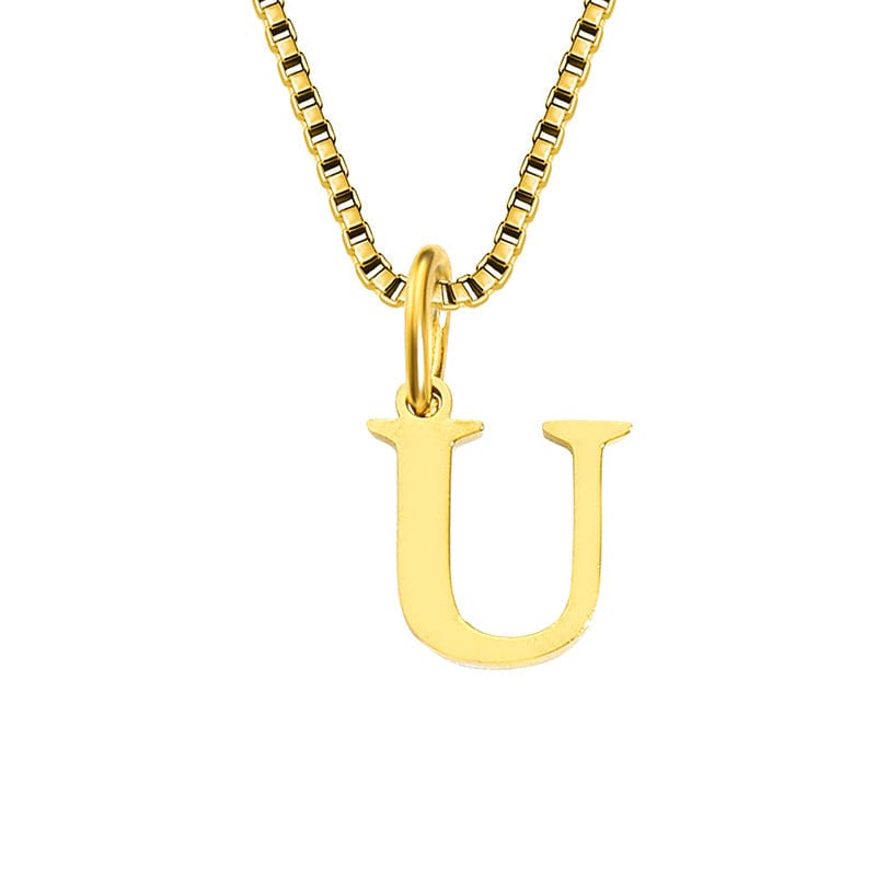 Initial Necklace, Letter Necklace, Gold Necklace, Personalized Name Necklace, Wife Gifts ,Gifts For Mom, Moms Gift, Birthday Gift for her