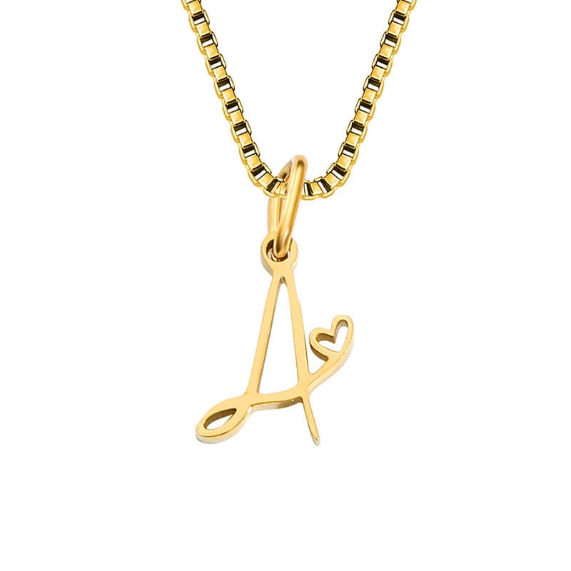 Initial Necklace, Letter Necklace, Gold Necklace, Personalized Name Necklace, Wife Gifts ,Gifts For Mom, Moms Gift, Birthday Gift for her