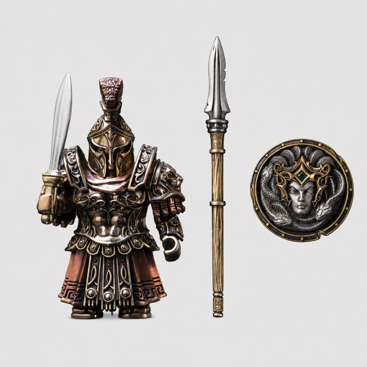 OMYEESE™ Spartan Magnetic Metal Desk Sculpture