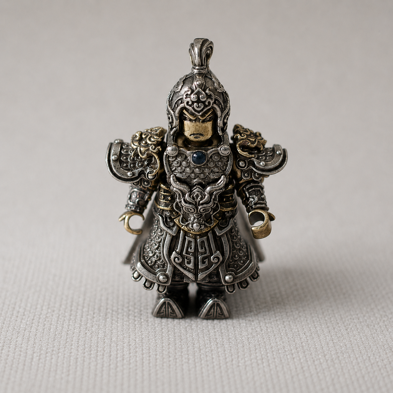 OMYEESE™ Zhaoyun Magnetic Metal Desk Sculpture