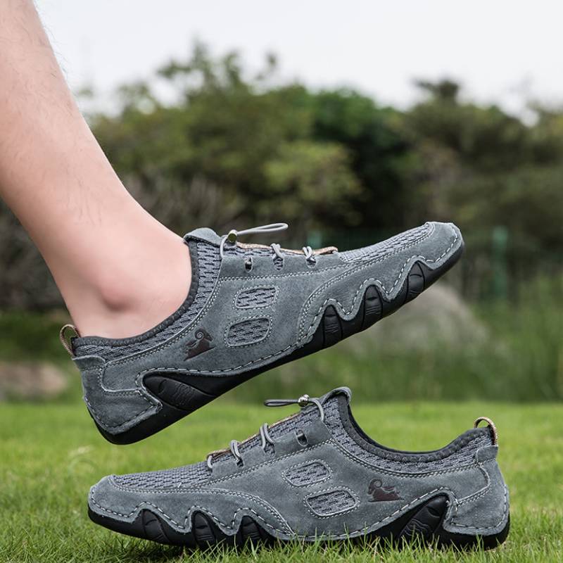 DBECK All Season Men lightweight Comfort Leather Shoes for Outdoor G8066