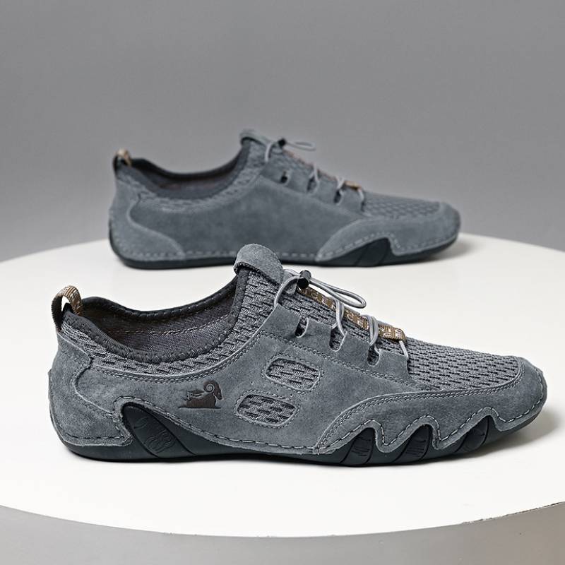 DBECK All Season Men lightweight Comfort Leather Shoes for Outdoor G8066