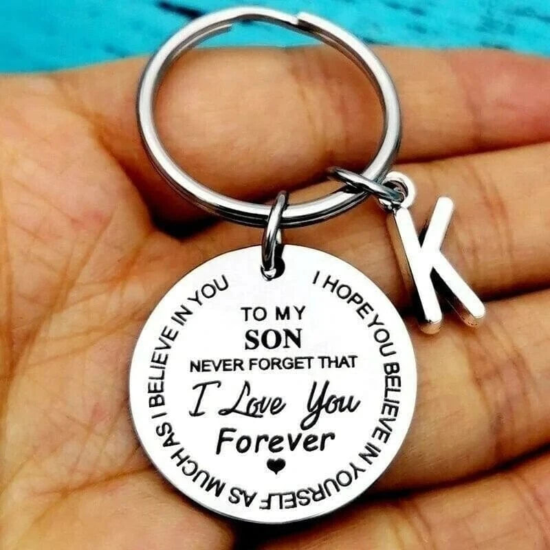 ( Best Father Mother Gift)My Son / Daughter I Love You Forever Keychain