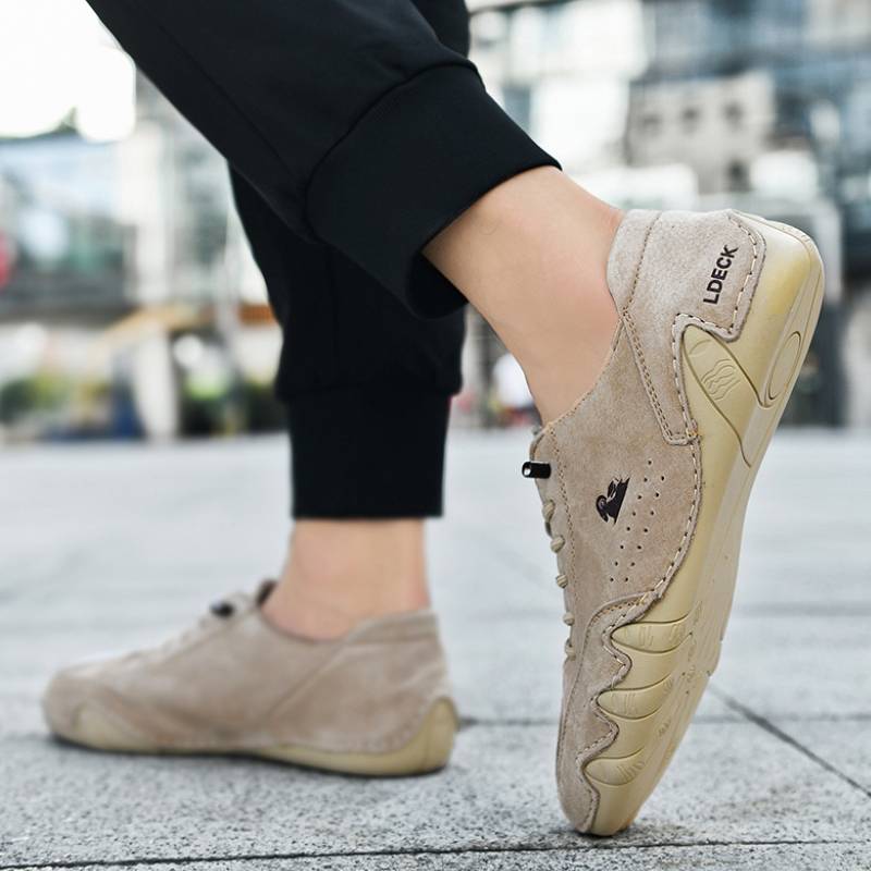 Casual Women’s Waterproof Barefoot Outdoor Shoes – Leather Minimalist Hiking & Driving Sneakers