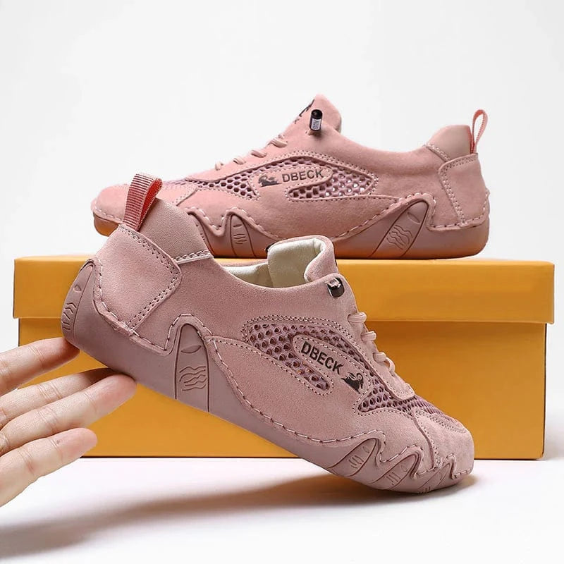 Dbeck: Women Outdoor Mesh Trail Shoes for Hiking & Walking