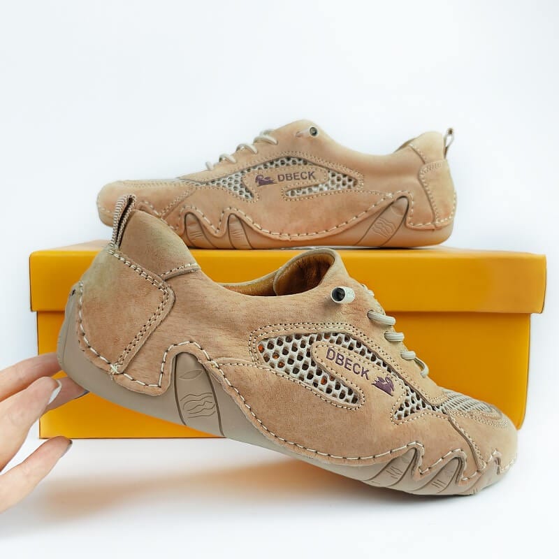 Dbeck: Barefoot Lightweight Breathable Casual Men's Outdoor Mesh Trail Shoes for Hiking Driving & Walking