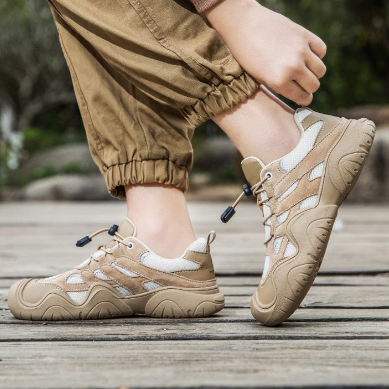 Women’s Waterproof Barefoot Outdoor Shoes – Leather Minimalist Hiking & Driving Sneakers