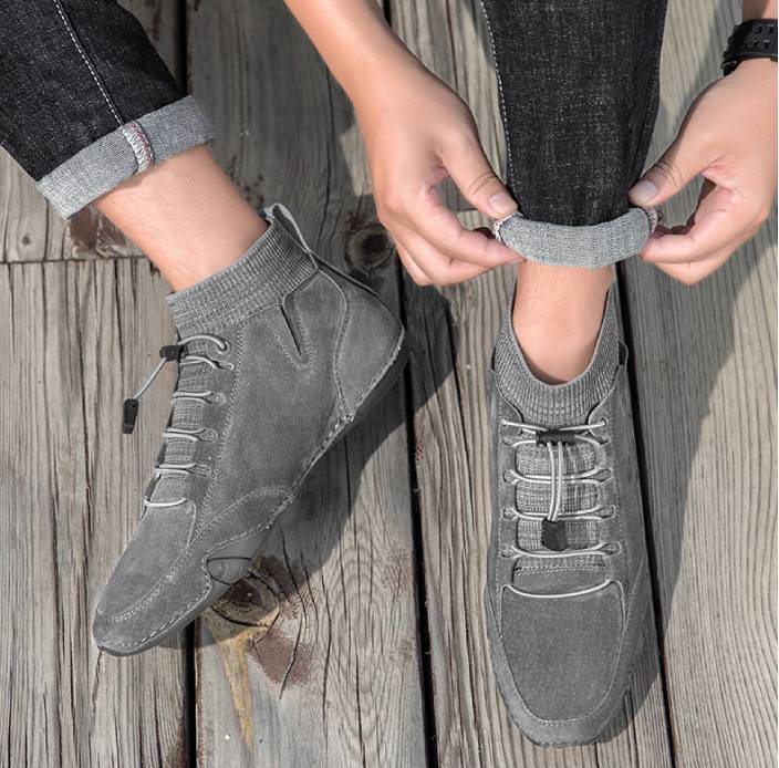 G2089 Men's waterproof casual shoes All Season lightweight Comfort Men boots for Hiking, Camping, Driving