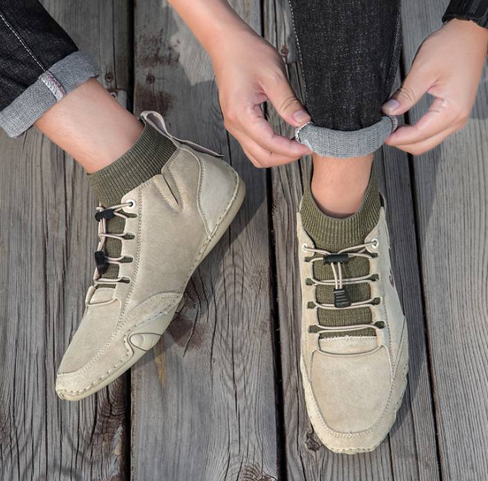 G2089 Men's waterproof casual shoes All Season lightweight Comfort Men boots for Hiking, Camping, Driving