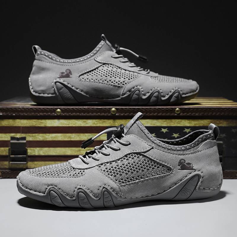 DBECK Casual Shoes G8066, Men's Barefoot Hiking Shoes - Non-Slip Wide Toe Box for Trail Running & Outdoor Walking