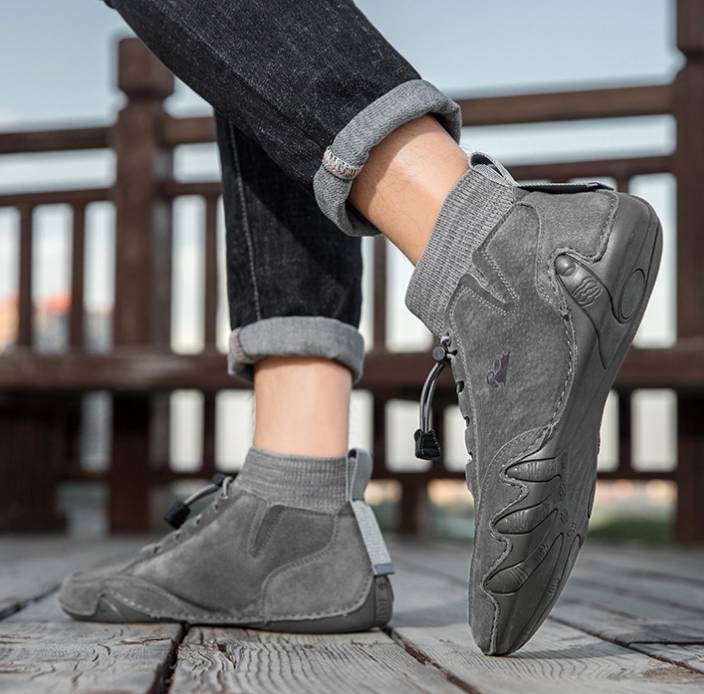 G2089 Men's waterproof casual shoes All Season lightweight Comfort Men boots for Hiking, Camping, Driving