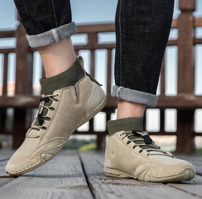 G2089 Men's waterproof casual shoes All Season lightweight Comfort Men boots for Hiking, Camping, Driving