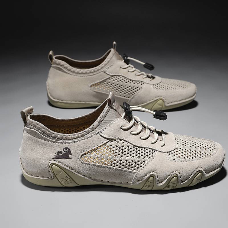 DBECK Casual Shoes G8066, Men's Barefoot Hiking Shoes - Non-Slip Wide Toe Box for Trail Running & Outdoor Walking