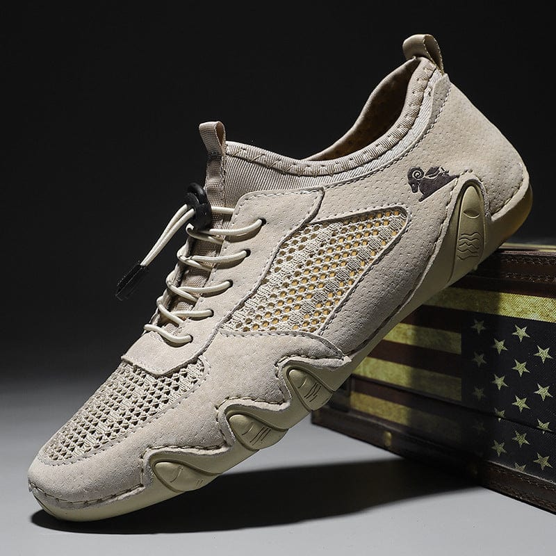 DBECK Casual Shoes G8066, Men's Barefoot Hiking Shoes - Non-Slip Wide Toe Box for Trail Running & Outdoor Walking