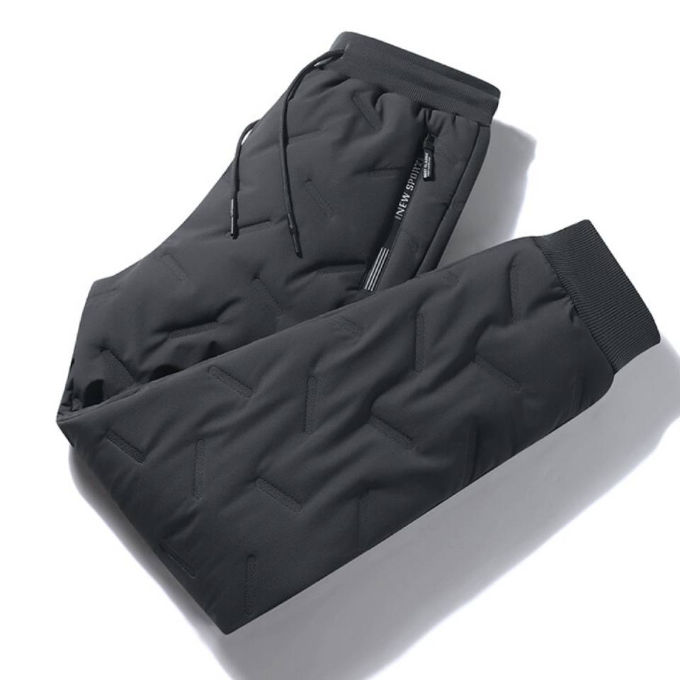 Men Winter Thicken Fleece Warm Trousers