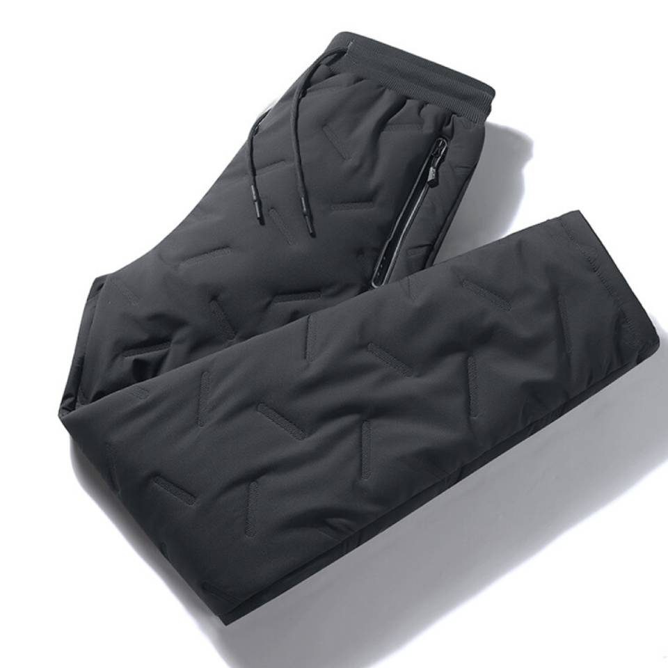 Men Winter Thicken Fleece Warm Trousers
