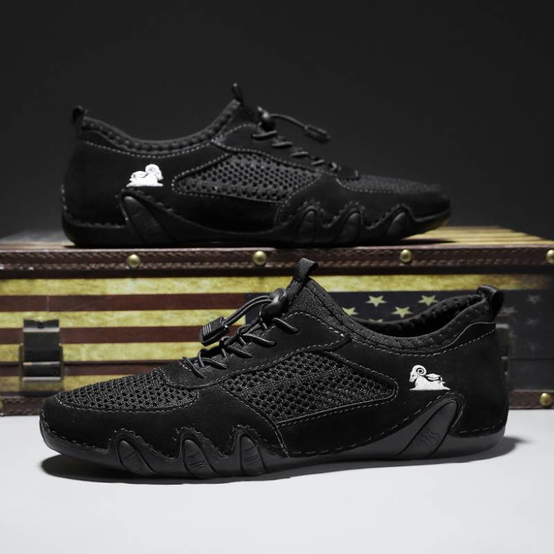 DBECK Casual Shoes G8066, Men's Barefoot Hiking Shoes - Non-Slip Wide Toe Box for Trail Running & Outdoor Walking