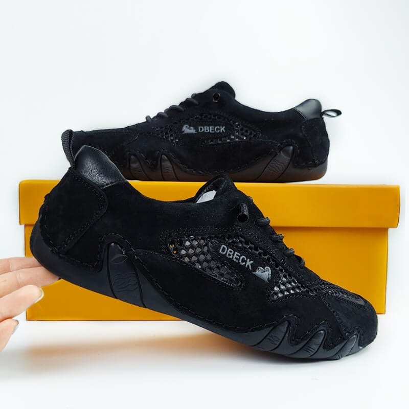 Dbeck: Women Outdoor Mesh Trail Shoes for Hiking & Walking