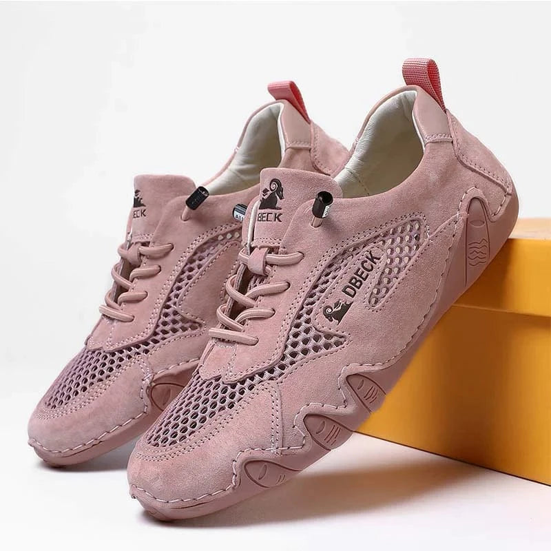 Dbeck: Women Outdoor Mesh Trail Shoes for Hiking & Walking