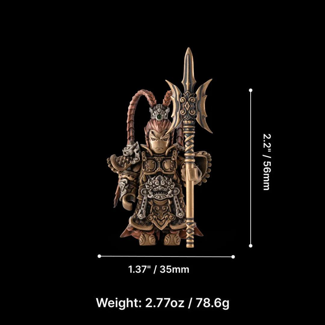 Magnetic Modular Metal Warrior Figurine – Premium Collectible Desk Display Gift