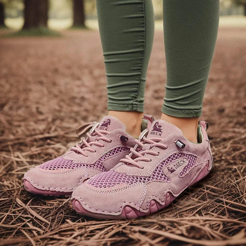 Dbeck: Women Outdoor Mesh Trail Shoes for Hiking & Walking.