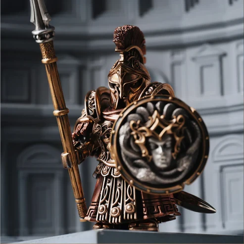 Complete Knight Set- Mini Metal Figurine Collection Set, Magnetic Detachable