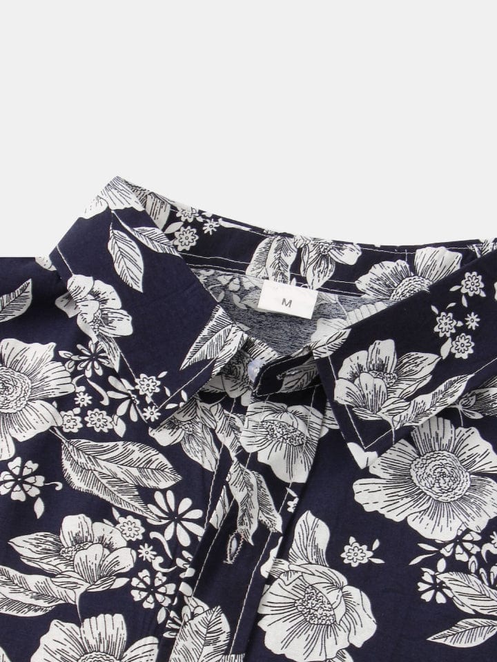 Printed Short Sleeve Men's Shirts SZYL041008