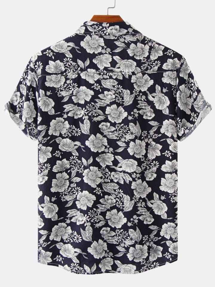 Printed Short Sleeve Men's Shirts SZYL041008