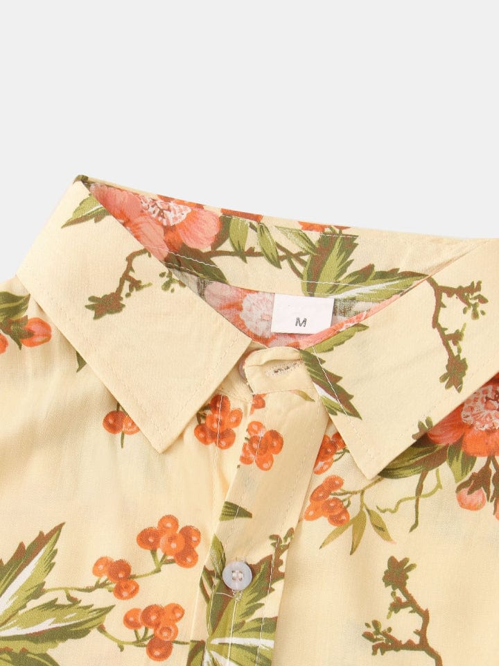 Printed Short Sleeve Men's Shirts SZYL041008
