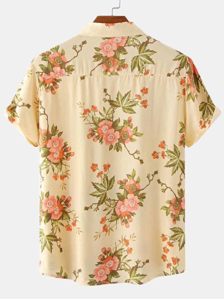 Printed Short Sleeve Men's Shirts SZYL041008
